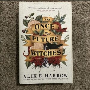 The Once and Future Witches by Alix E. Harrow - Decorative White Cover